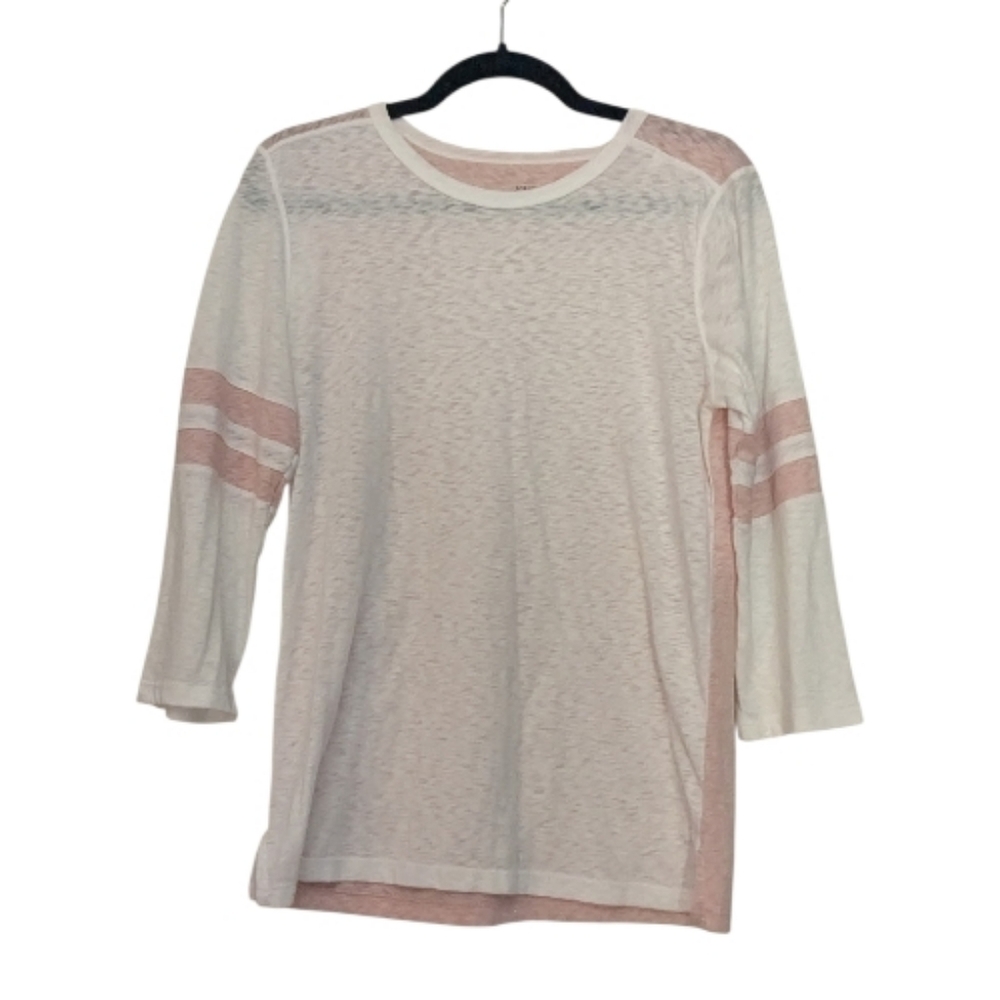 J. Crew Slub Cotton Baseball Tee, Medium